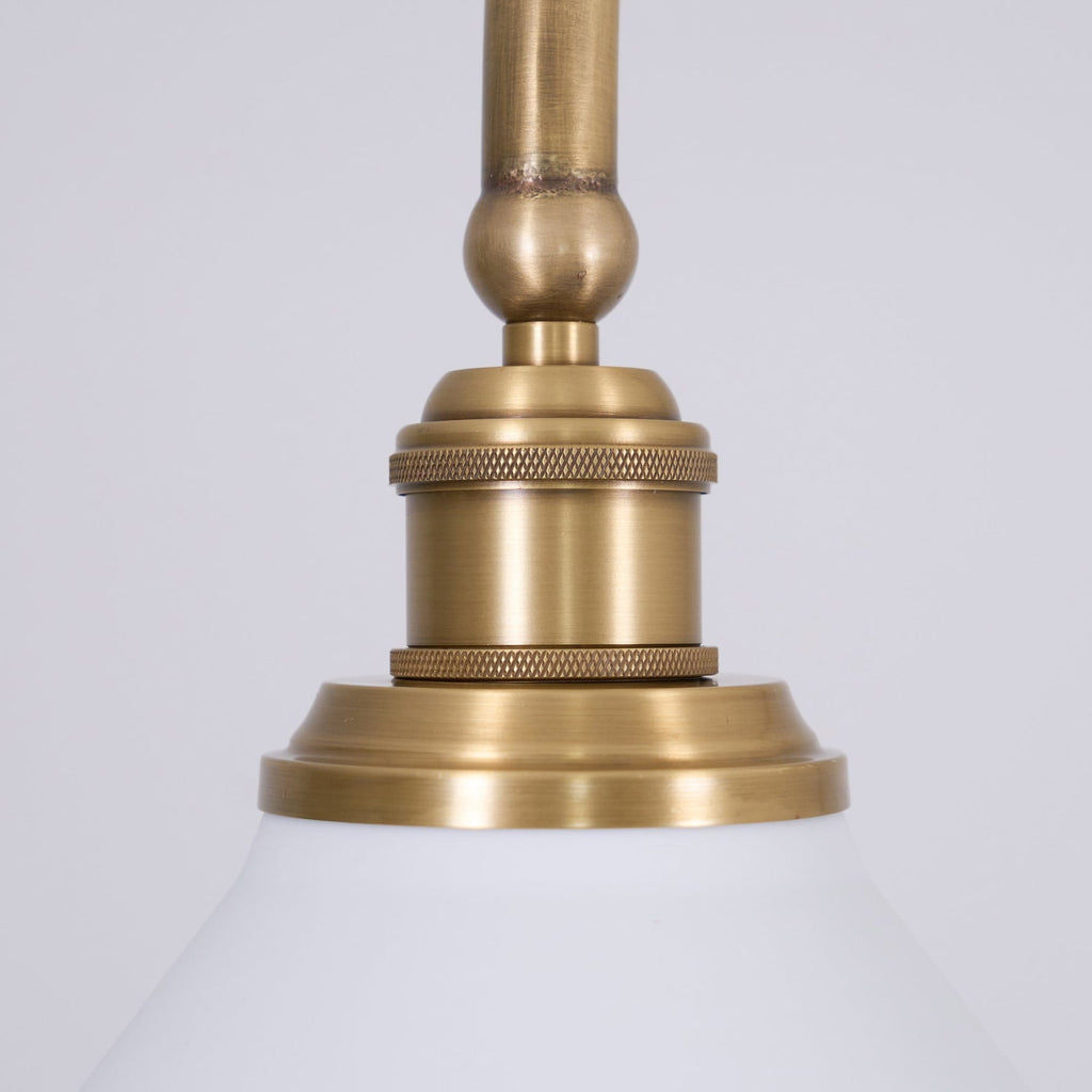 Modern Brass Pendant Light With Ceramic Shades for Dining Room