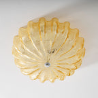 Vintage Glass Flush Mount Ceiling Light for Living Room