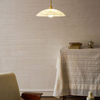 Modern Marble and Copper Pendant Light for Dining Room