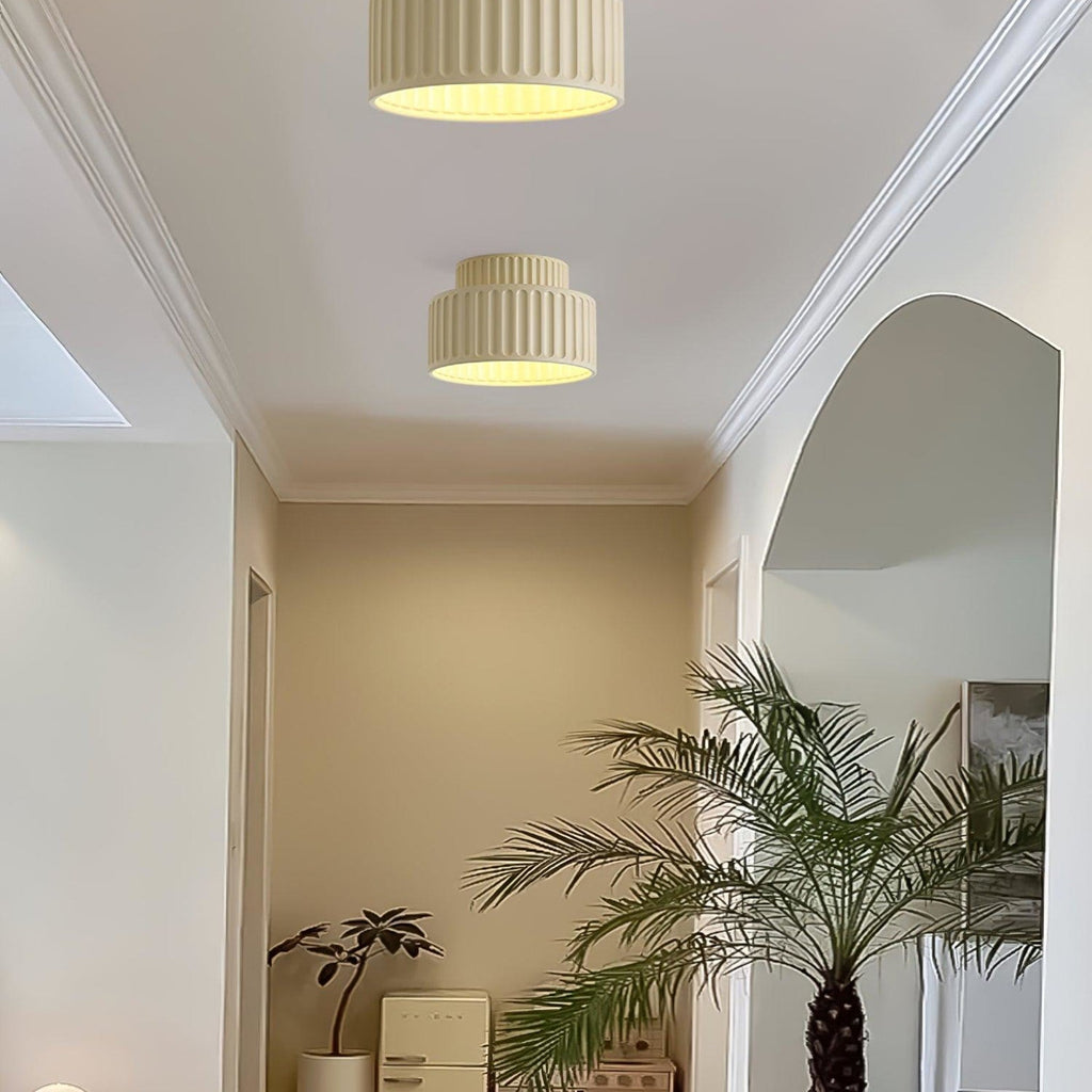 Modern Semi-Flush Ceiling Light for Living Room and Bedroom