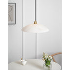 Modern Marble and Copper Pendant Light for Dining Room