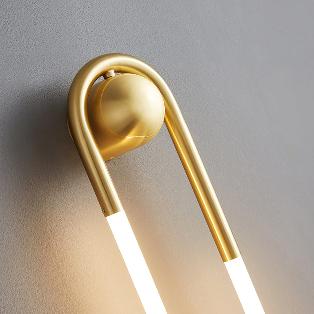 Minimalist Metal Wall Sconce for Living Room and Bedroom