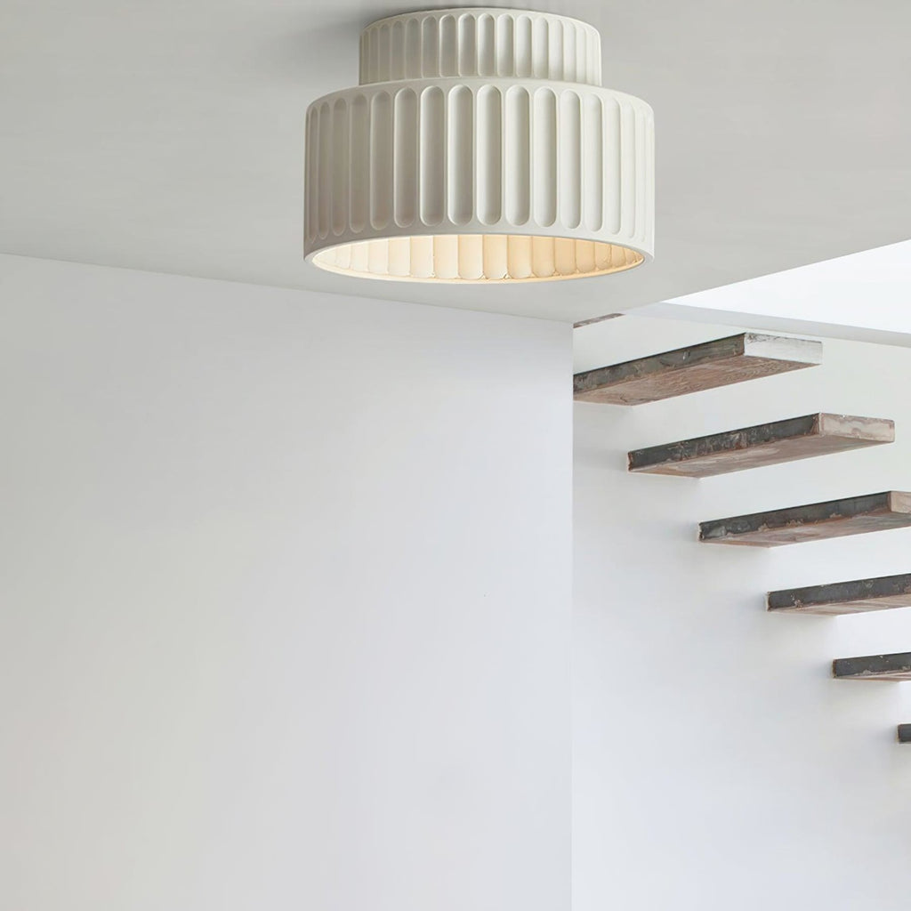 Modern Semi-Flush Ceiling Light for Living Room and Bedroom
