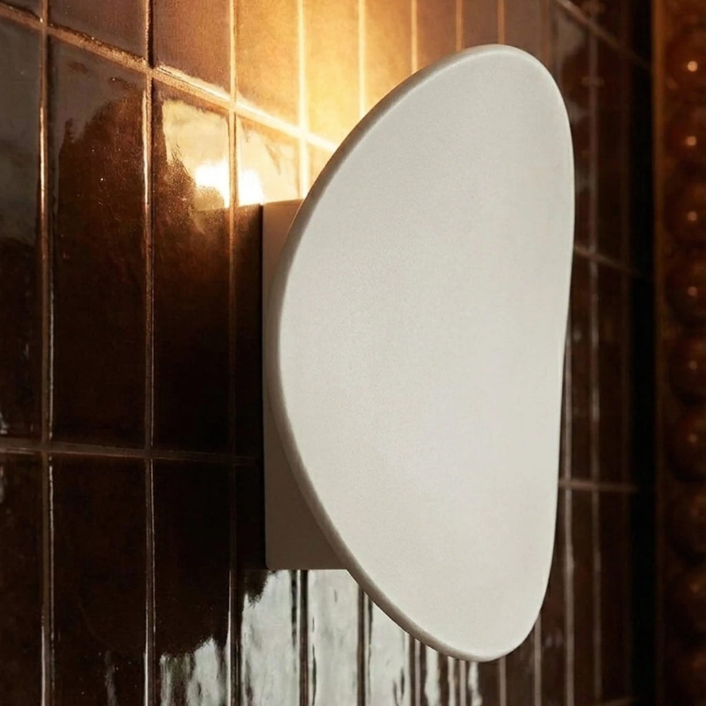 Modern Aluminum Round Wall Sconce for Living Room