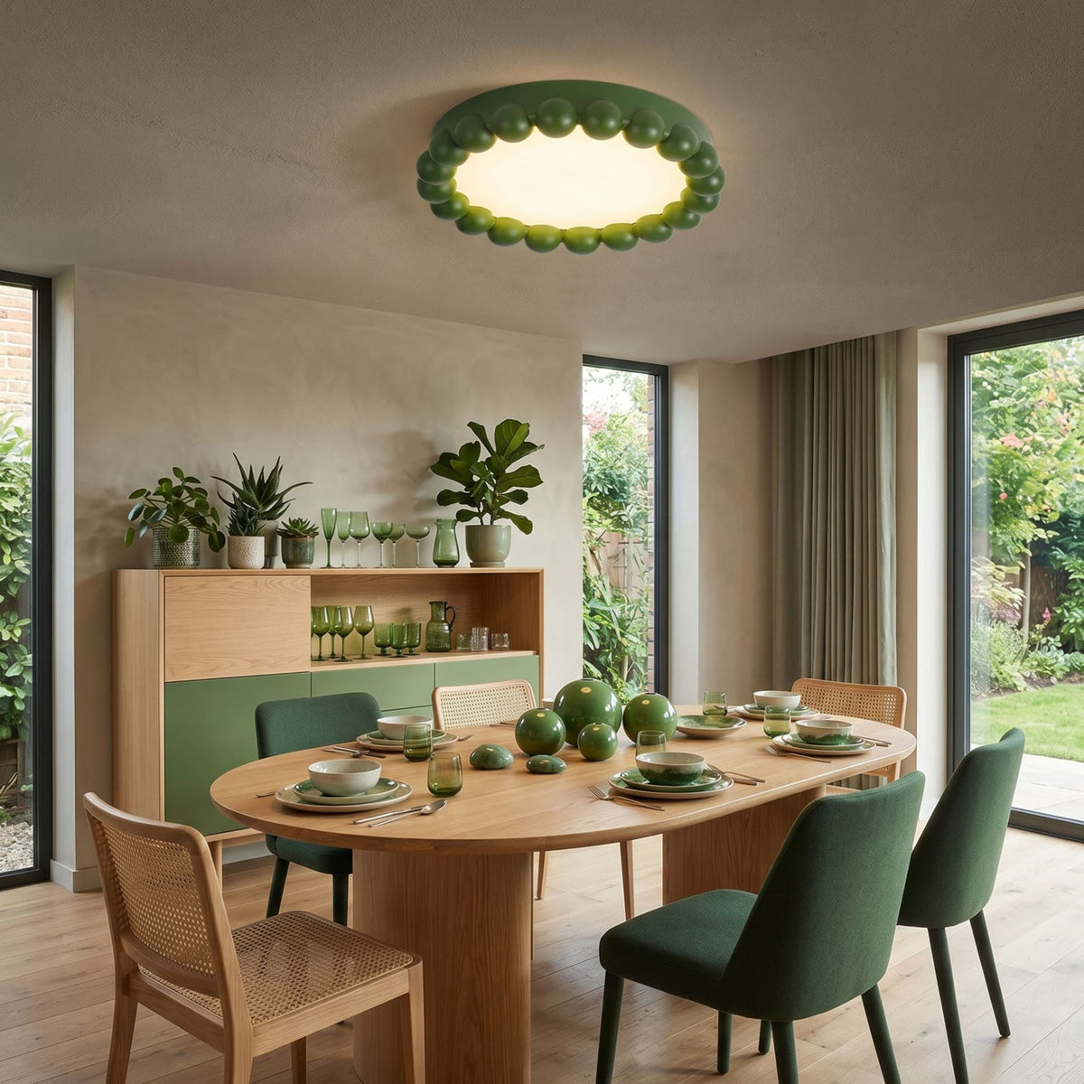 Modern Flush Mount Ceiling Light for Living Room and Bedroom