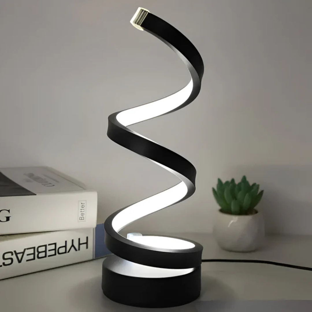 Modern Aluminum Table Lamp With USB Power