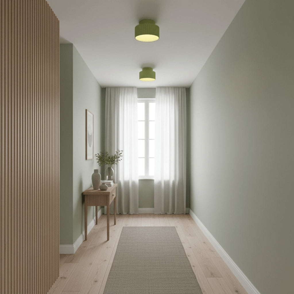 Modern Semi-Flush Ceiling Light for Living Room and Bedroom