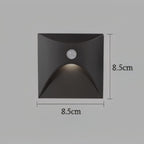 Modern Matte Metal Wall Sconce With Motion Sensor Option for Hallways