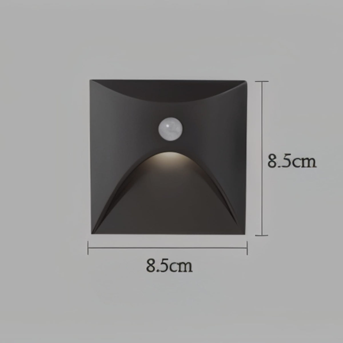 Modern Matte Metal Wall Sconce With Motion Sensor Option for Hallways