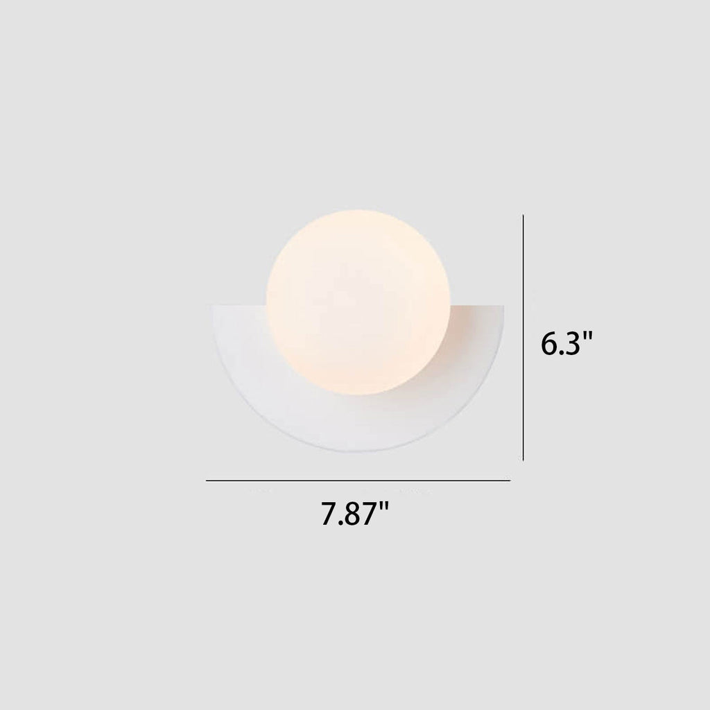 Modern Metal Wall Sconce With Selectable LED Glow