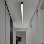 Minimalist Linear Metal Ceiling Light for Living Room