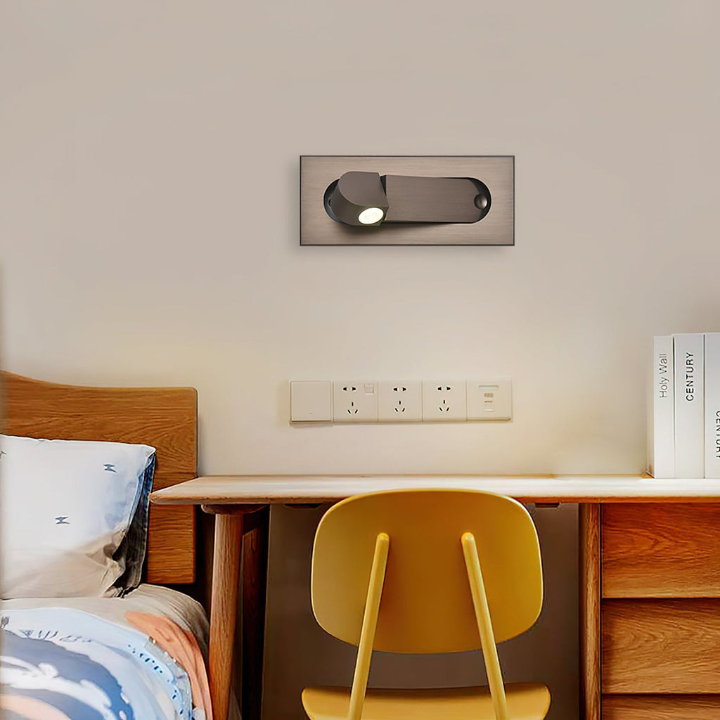 Modern Aluminum Wall Sconce for Bedroom and Living Room
