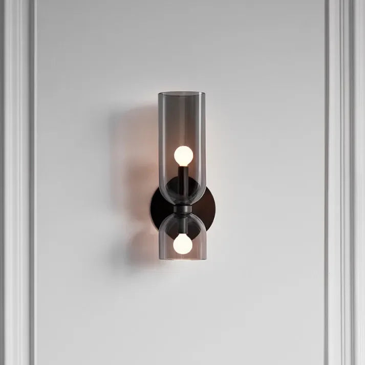 Modern Glass Wall Sconce for Living Room and Bedroom