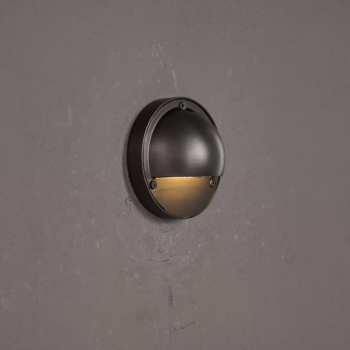 Modern Copper Wall Sconce With Dimmable Tri-Color Glow