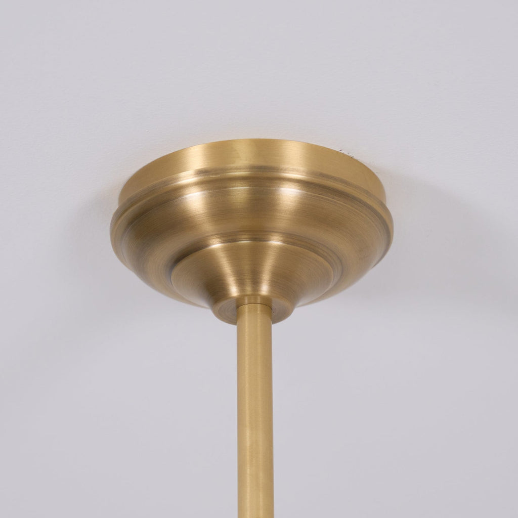Modern Brass Pendant Light With Ceramic Shades for Dining Room