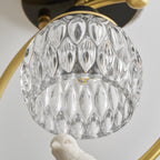 Modern Solid Brass Flush Mount Ceiling Light