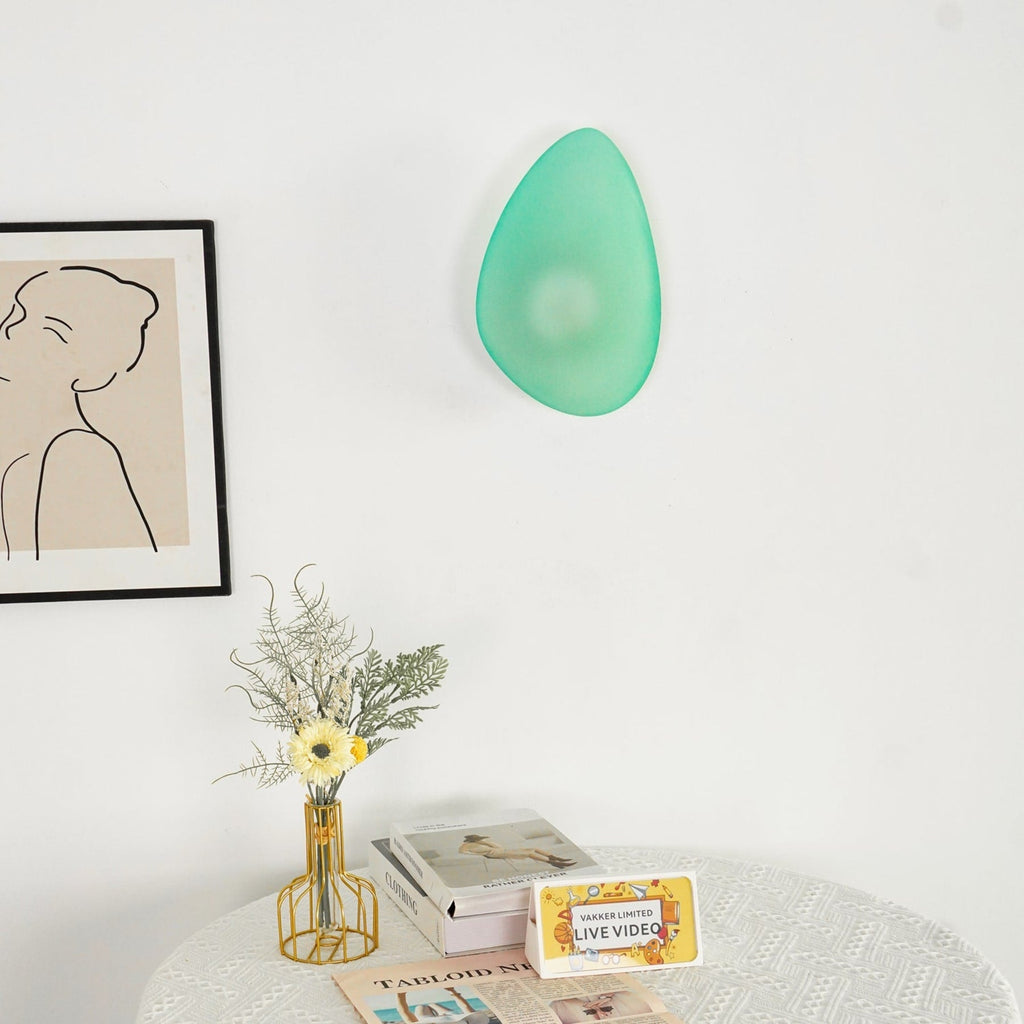 Modern Glass Wall Sconce With Warm Glass Shades