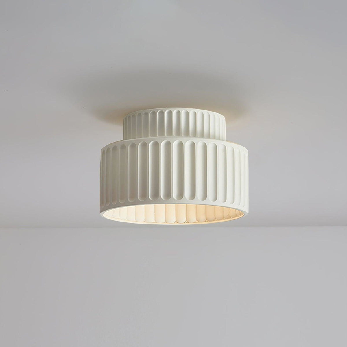 Modern Semi-Flush Ceiling Light for Living Room and Bedroom