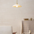 Modern Marble and Copper Pendant Light for Dining Room
