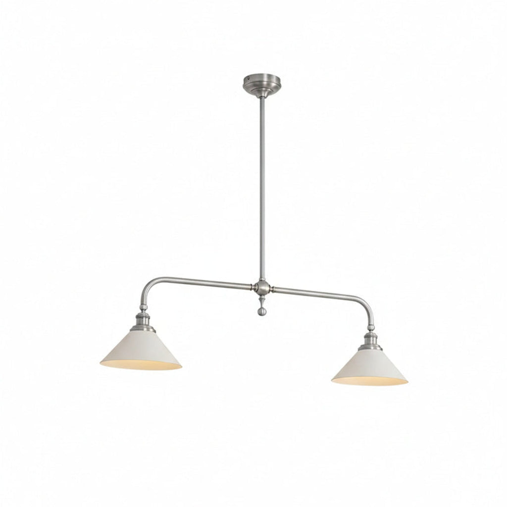 Modern Brass Pendant Light With Ceramic Shades for Dining Room