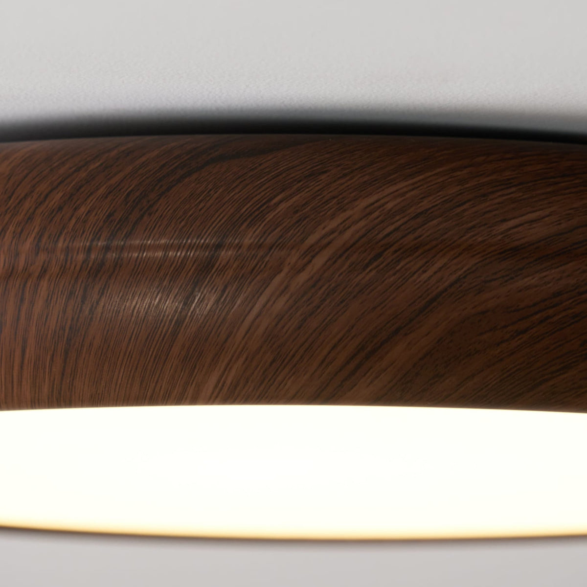 Scandinavian Wood Flush Mount Ceiling Light for Living Room