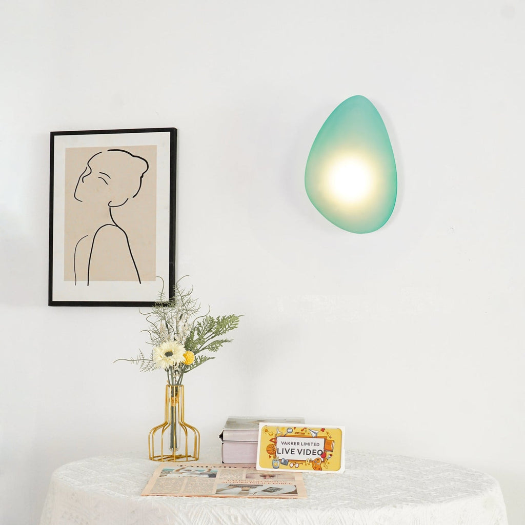 Modern Glass Wall Sconce With Warm Glass Shades