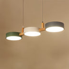 Modern Iron Linear Pendant Light for Dining Room