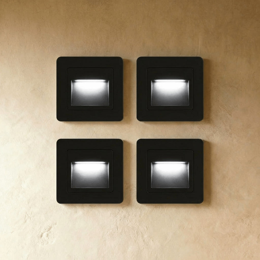 Minimalist Matte Plastic Wall Sconce for Hallway and Bedroom