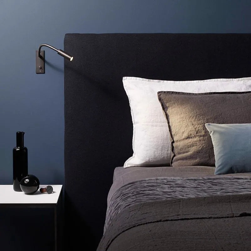 Modern Metal Wall Sconce for Bedroom and Home Office