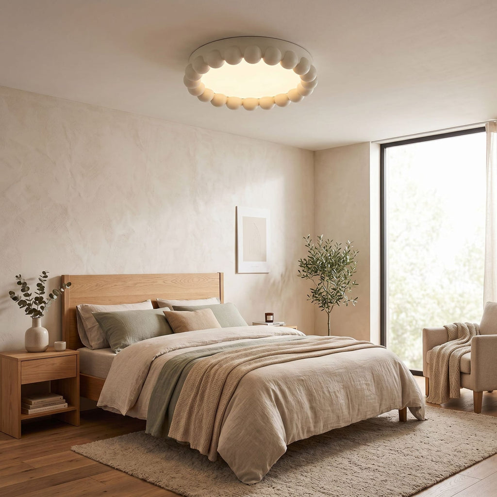 Modern Flush Mount Ceiling Light for Living Room and Bedroom