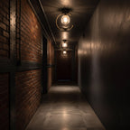 Modern Solid Brass Flush Mount Ceiling Light