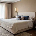 Modern Metal and Faux Alabaster Wall Sconce for Living Room