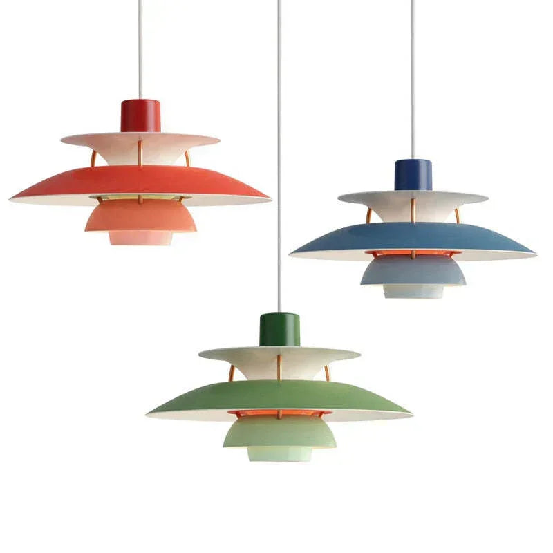 Scandinavian Metal Pendant Light With Adjustable Angle for Dining Room