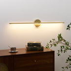 Minimalist Metal Linear Wall Sconce With Warm LED Glow