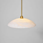 Modern Marble and Copper Pendant Light for Dining Room