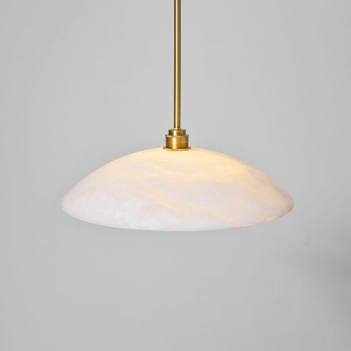 Modern Marble and Copper Pendant Light for Dining Room