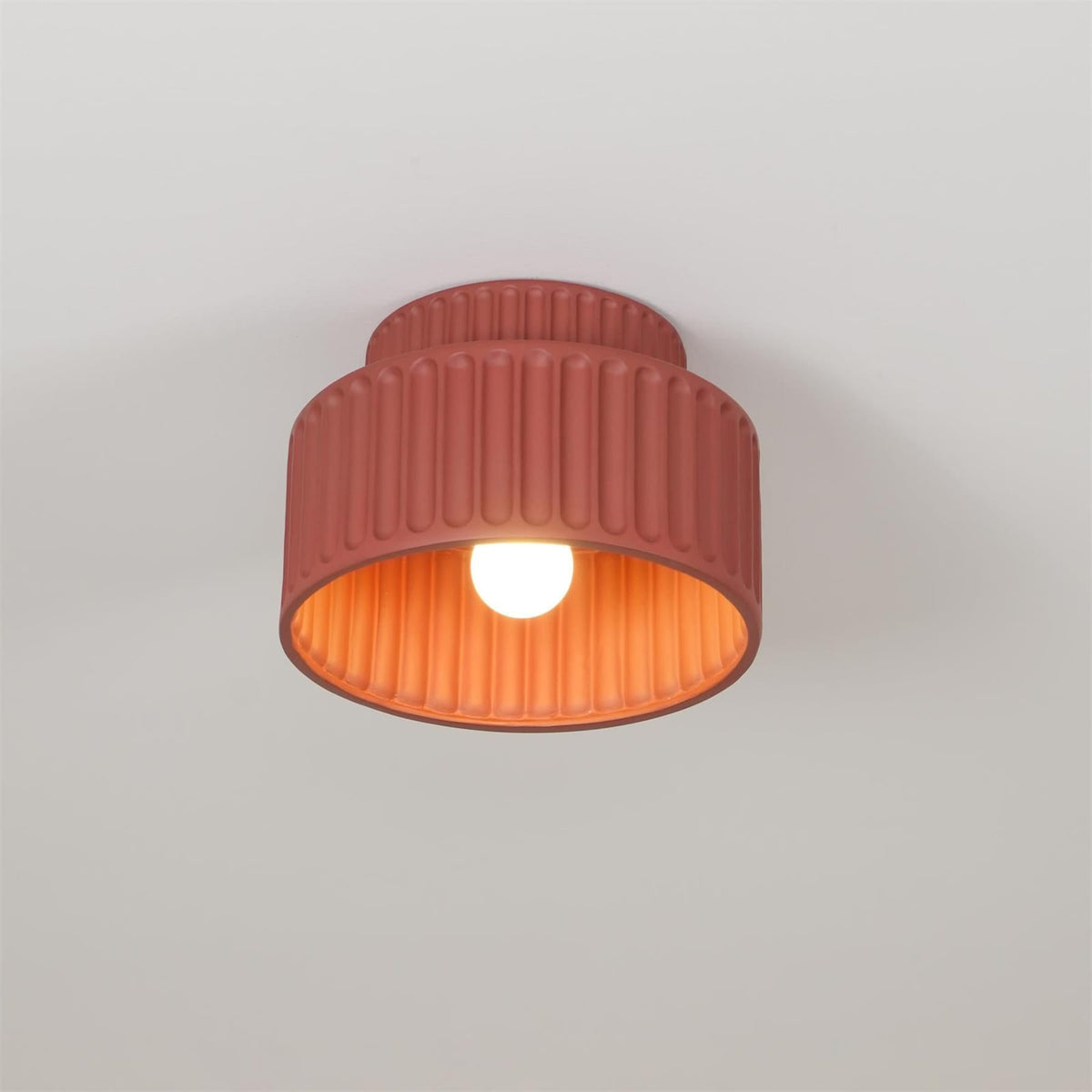 Modern Semi-Flush Ceiling Light for Living Room and Bedroom