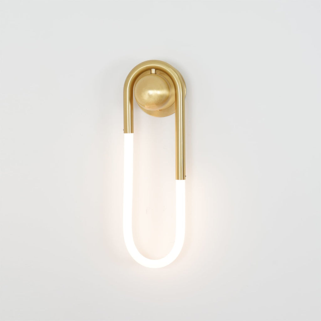 Minimalist Metal Wall Sconce for Living Room and Bedroom