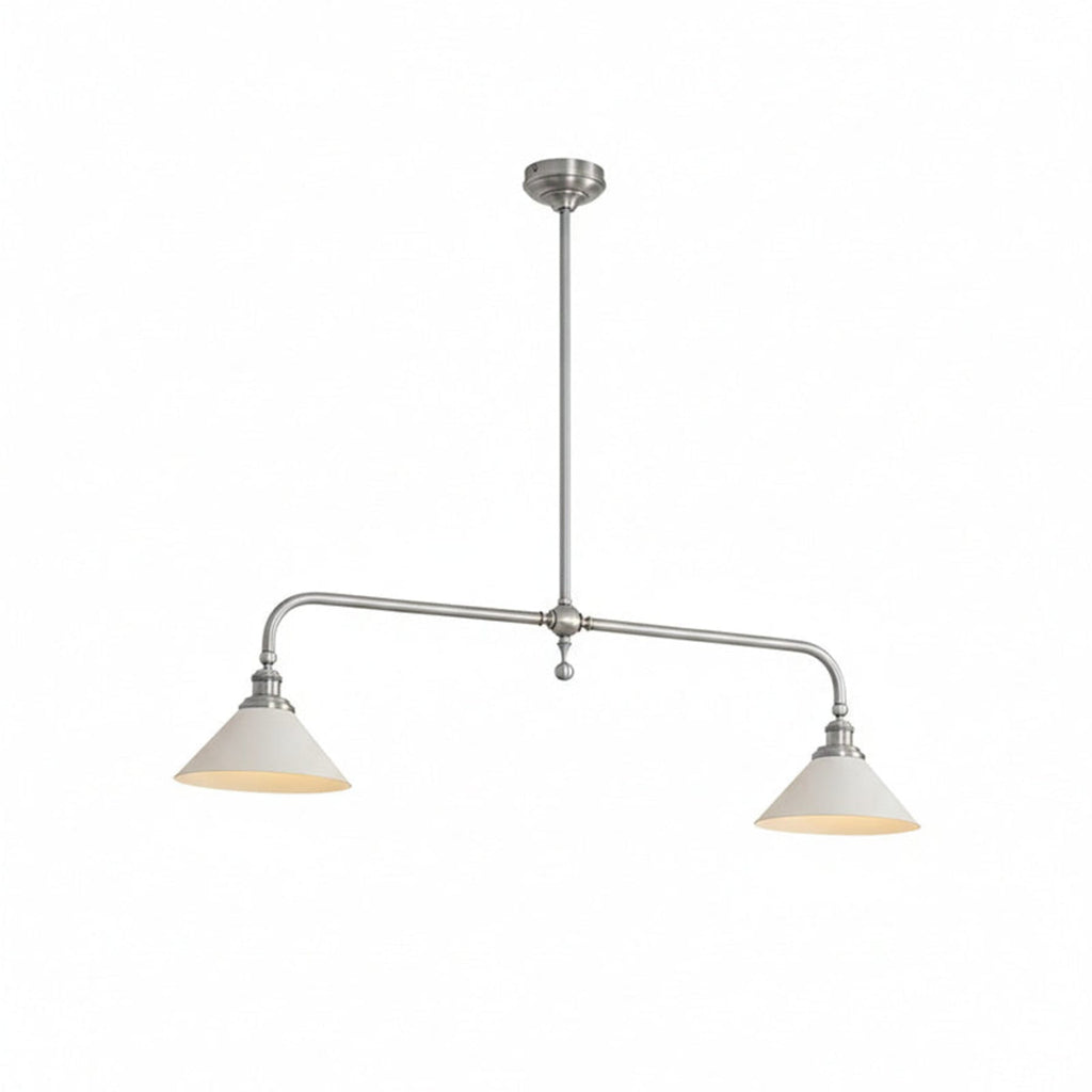 Modern Brass Pendant Light With Ceramic Shades for Dining Room