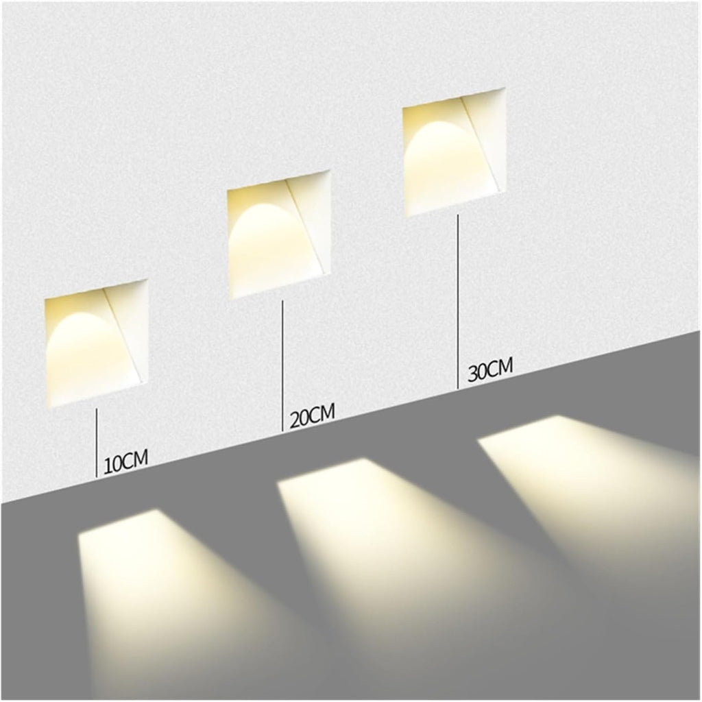 Frameless LED Sensor Wall Sconce With Perforated Panel Design