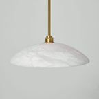 Modern Marble and Copper Pendant Light for Dining Room
