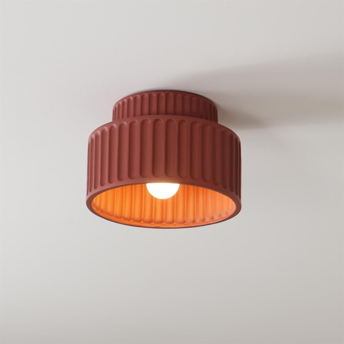 Modern Semi-Flush Ceiling Light for Living Room and Bedroom