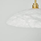 Modern Marble and Copper Pendant Light for Dining Room