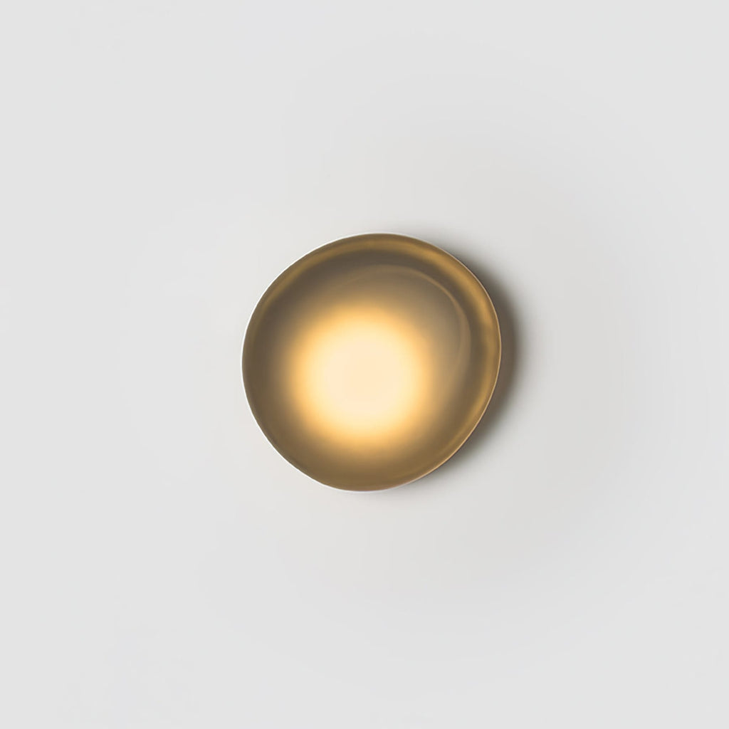 Modern Glass Wall Sconce With Warm Glass Shades