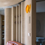 Modern Glass Wall Sconce With Warm Glass Shades