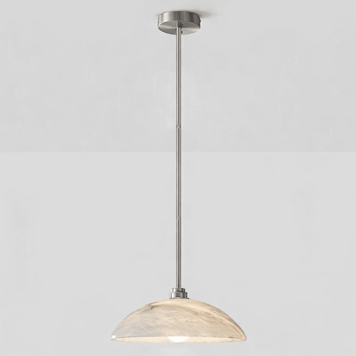 Modern Marble and Copper Pendant Light for Dining Room