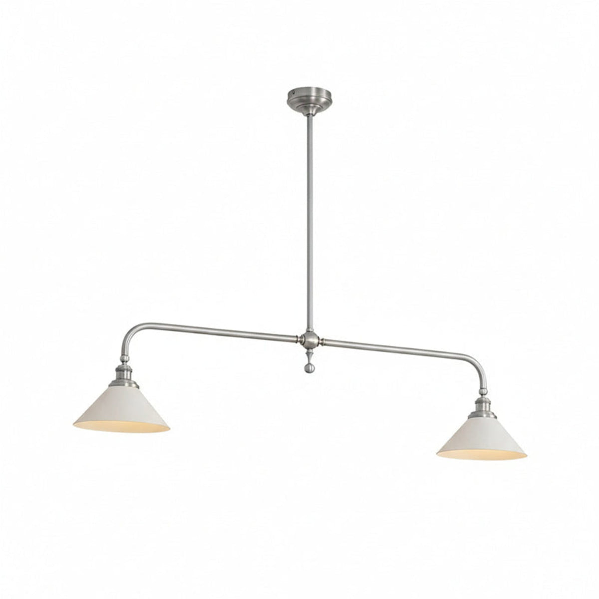 Modern Brass Pendant Light With Ceramic Shades for Dining Room