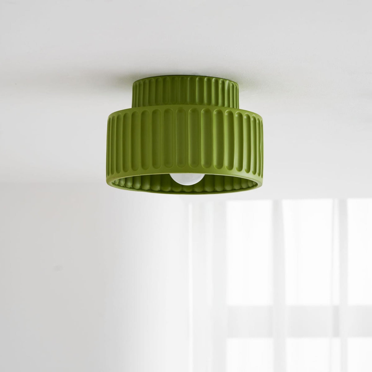 Modern Semi-Flush Ceiling Light for Living Room and Bedroom