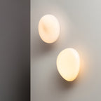 Modern Glass Wall Sconce With Warm Glass Shades