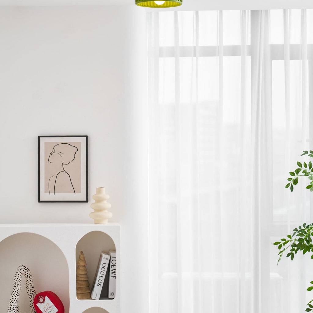 Modern Semi-Flush Ceiling Light for Living Room and Bedroom